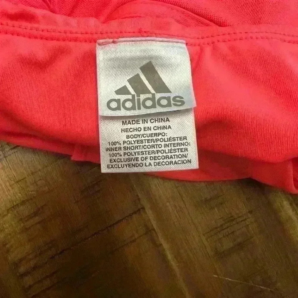 Adidas mesh 3 stripes skirt/ skort, 3T - Picture 6 of 6